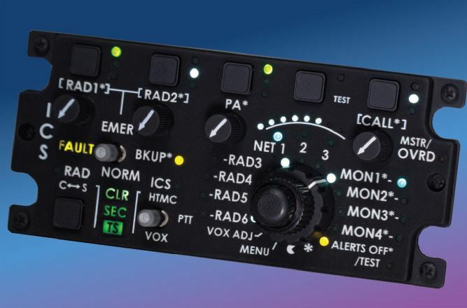 Military Airborne Radio Control Panel